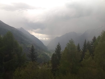 regen op komst